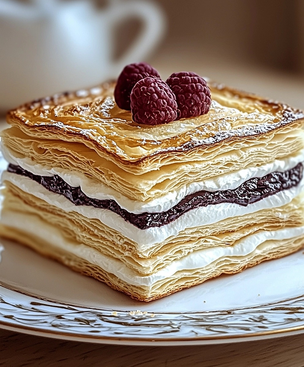 Mille-feuille traditionnel maison