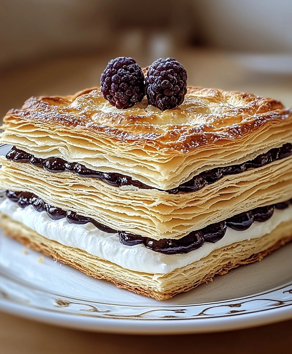 Mille-feuille traditionnel maison