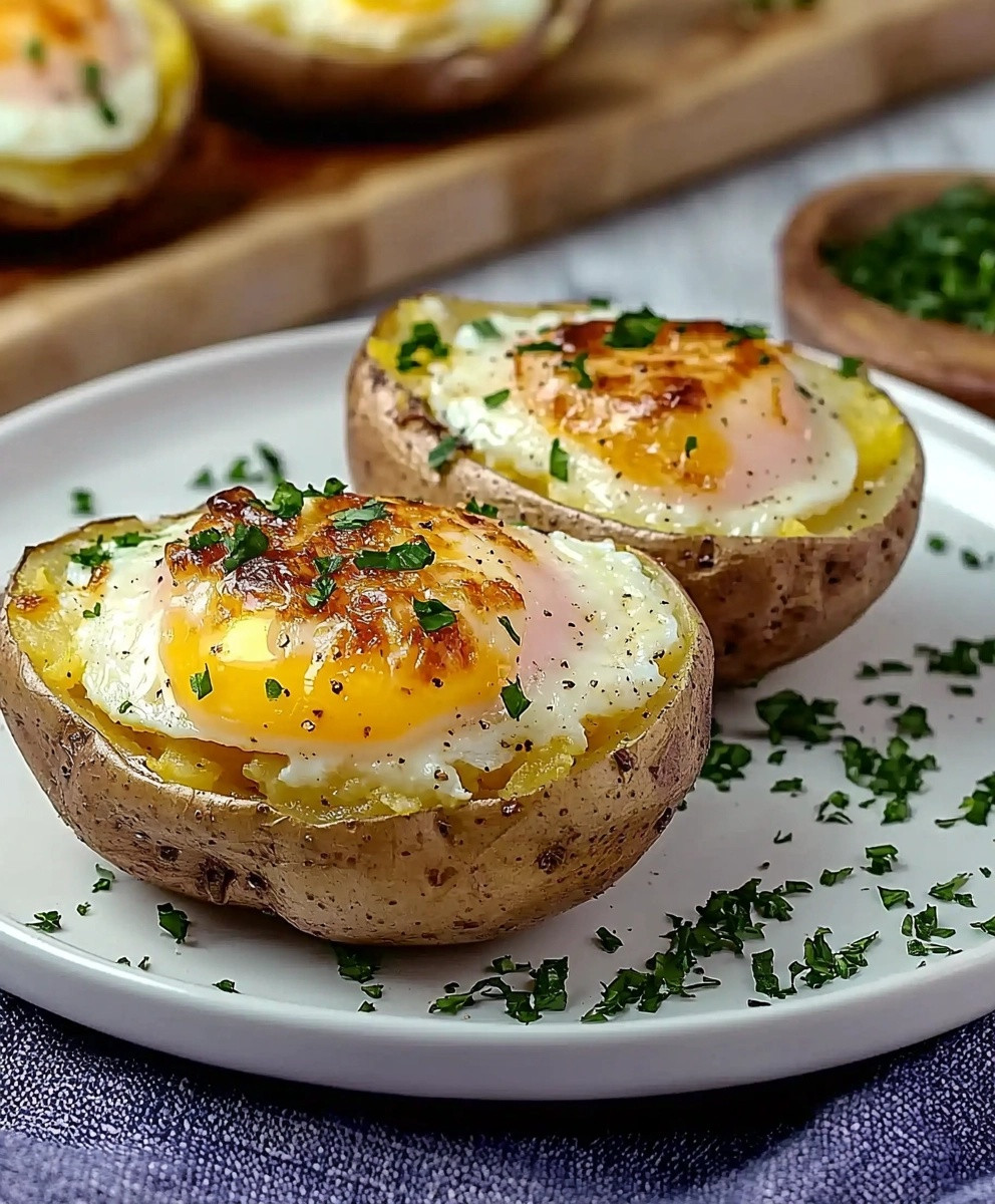 Pommes de terre farcies ufs