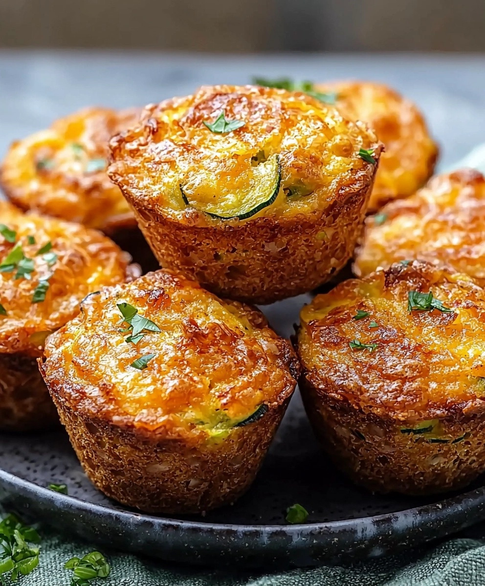 Muffins courgettes moelleux