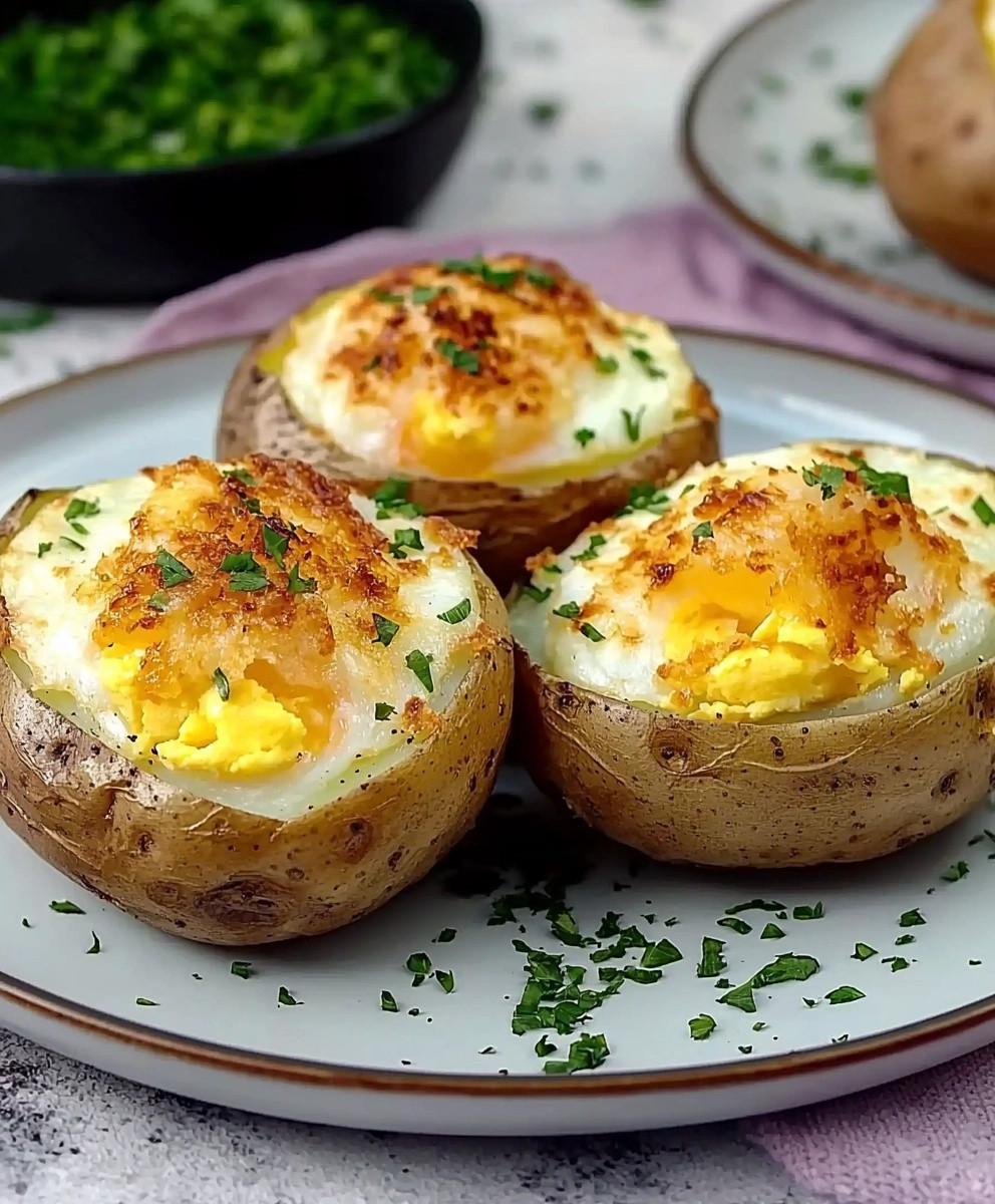 Pommes de terre farcies ufs