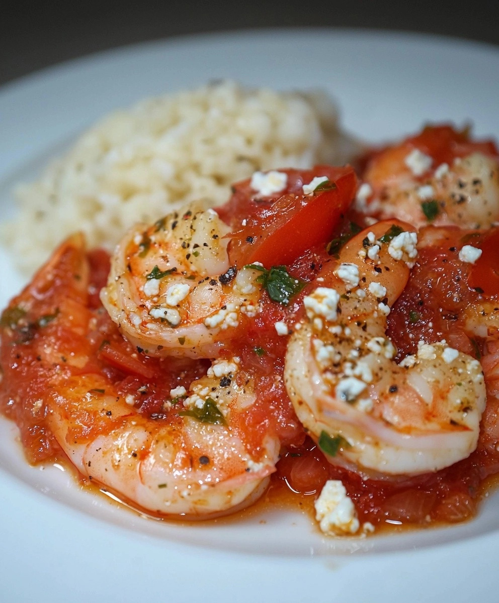 Gambas à la grecque