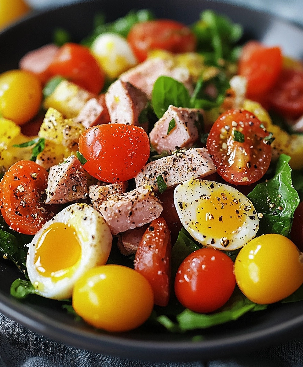 Salade Niçoise traditionnelle