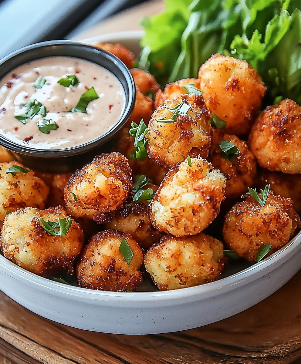 Bouchées chou-fleur frites