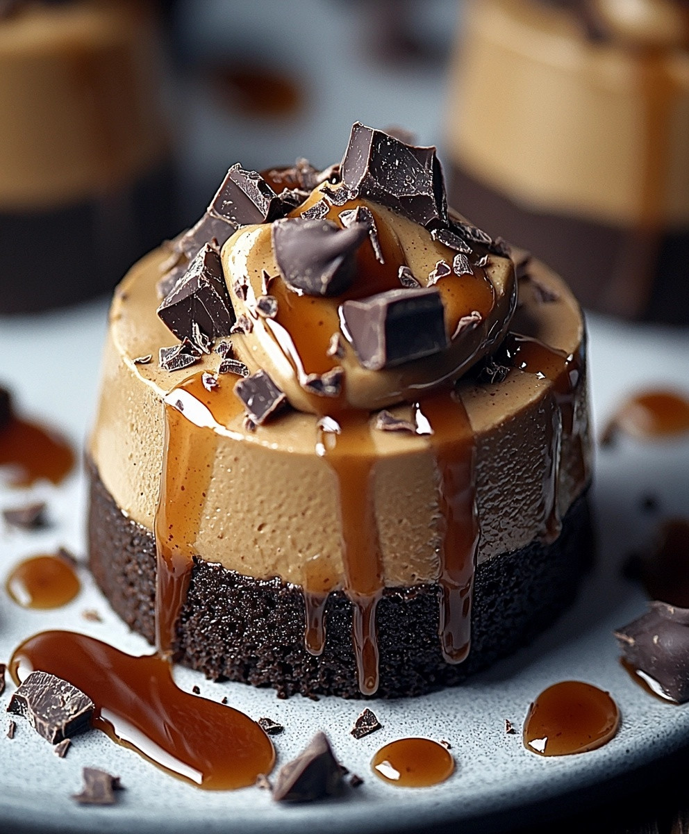 Mousse chocolat caramel salé