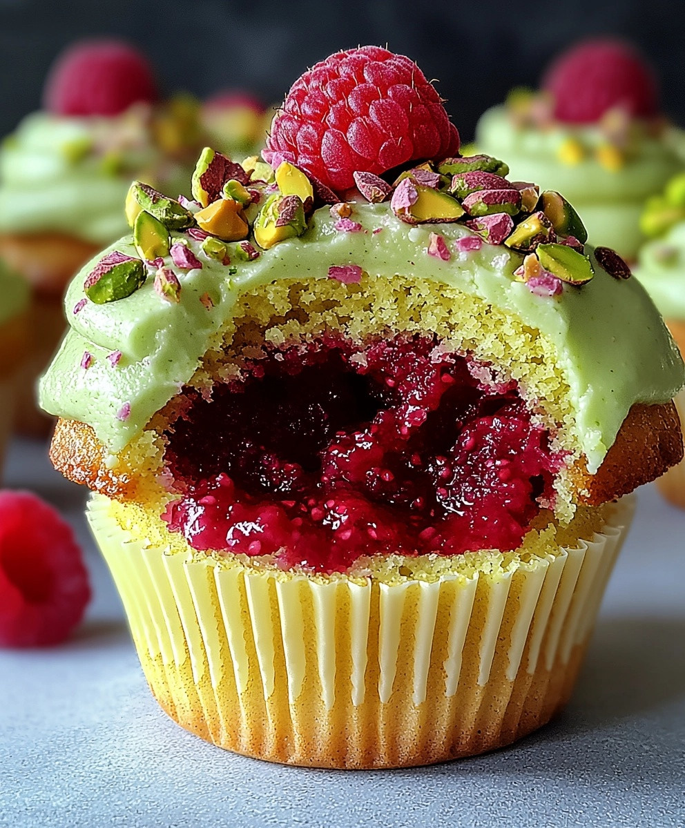 Cupcake Pistache Framboise