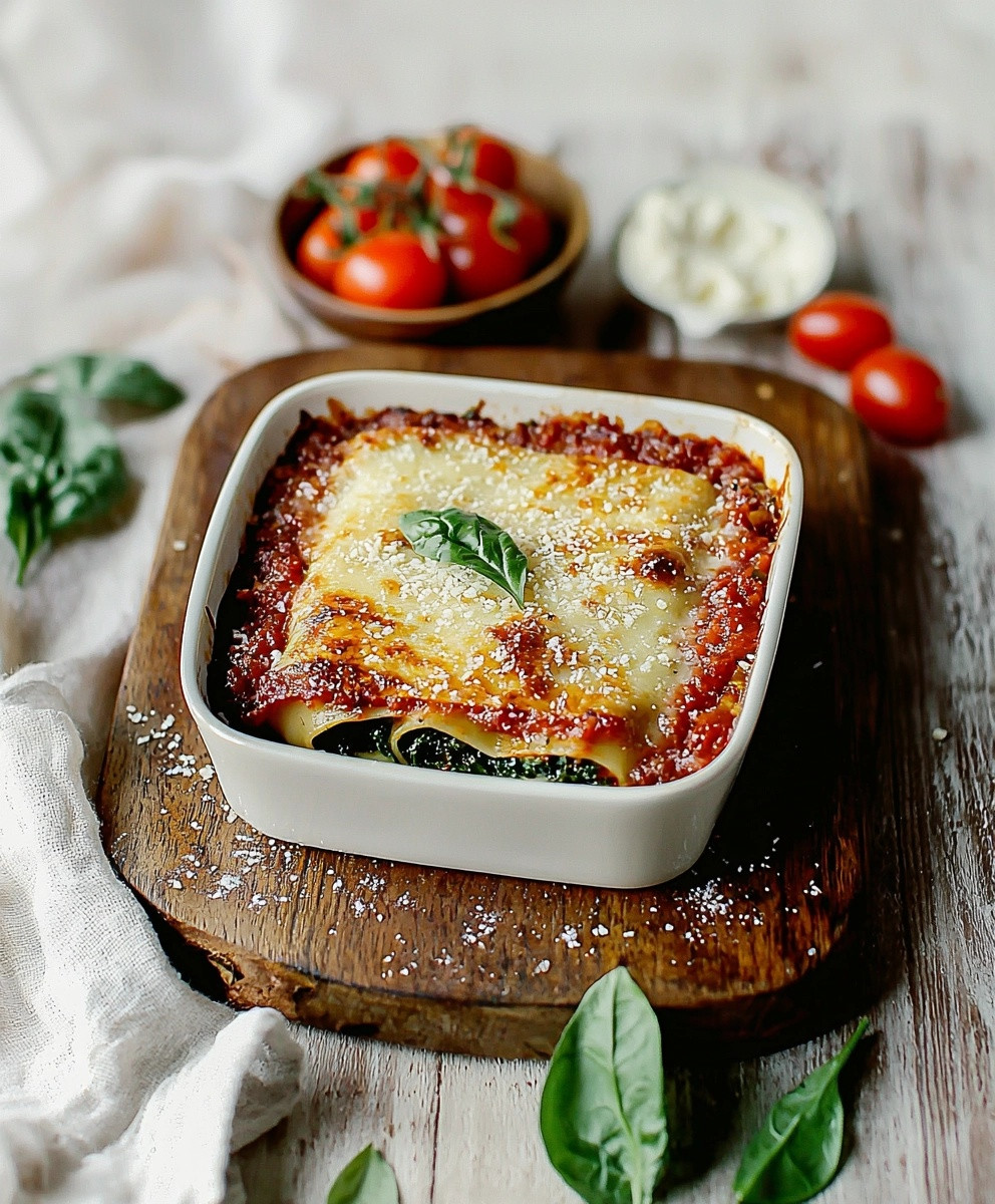 Cannelloni ricotta épinard