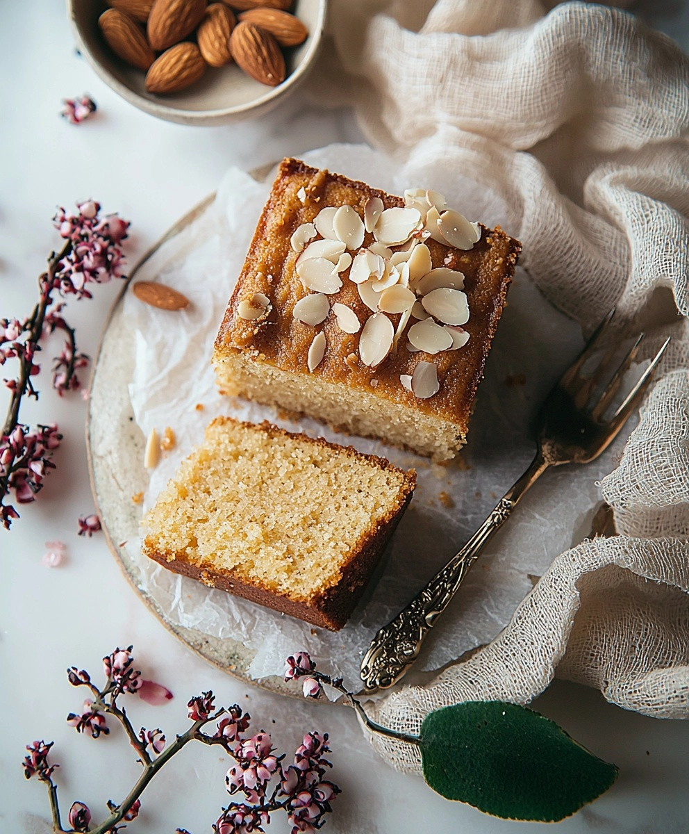 Gâteau moelleux aux amandes