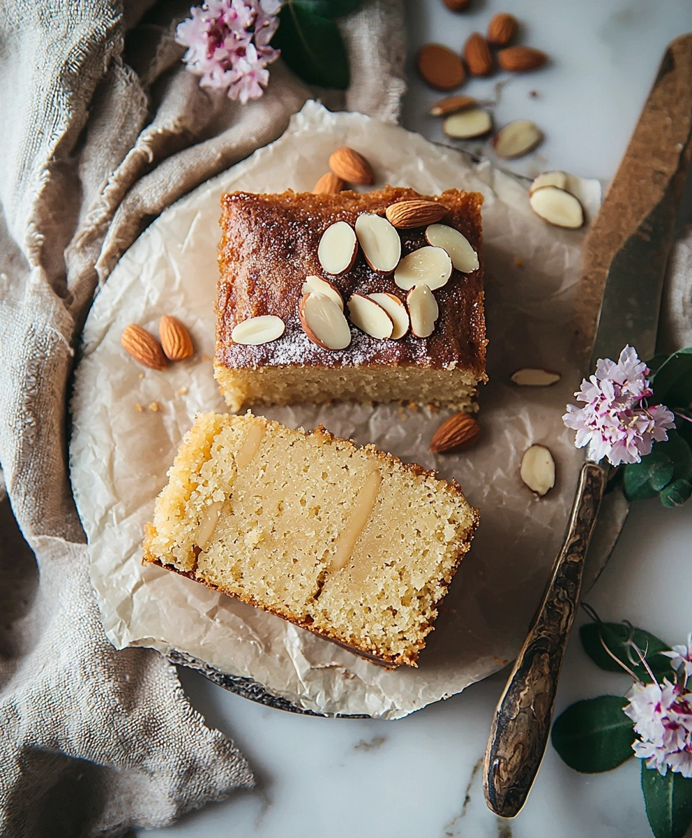 Gâteau moelleux aux amandes