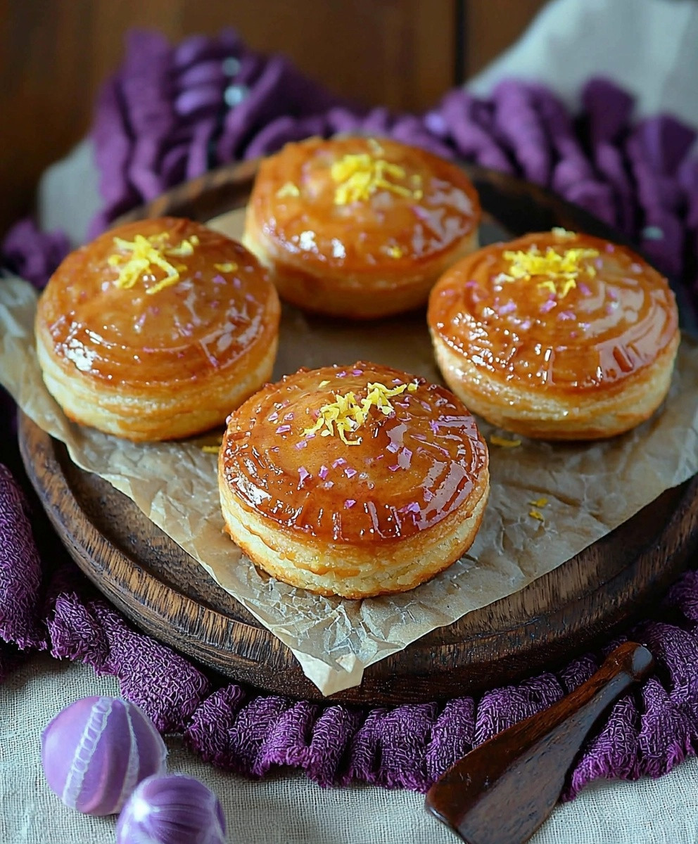 Mini galettes des rois citron