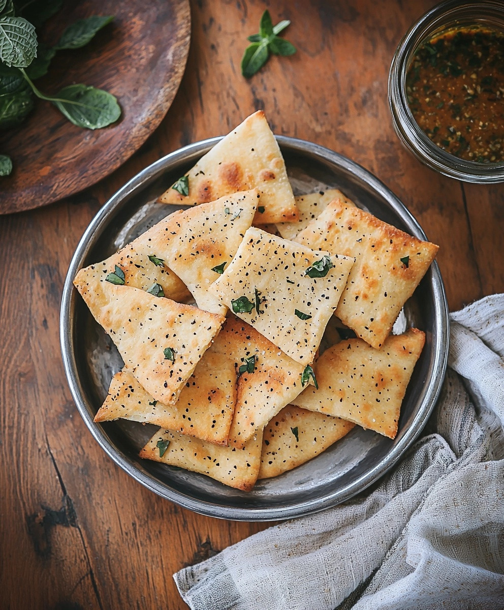 Chips de pita maison