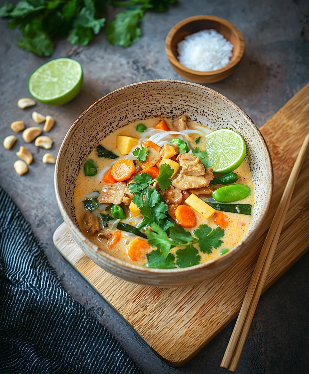 Curry thaï légumes lait coco