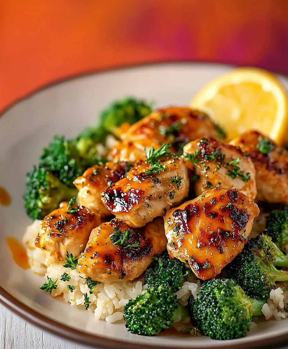 Poulet Brocoli Riz Nutritif