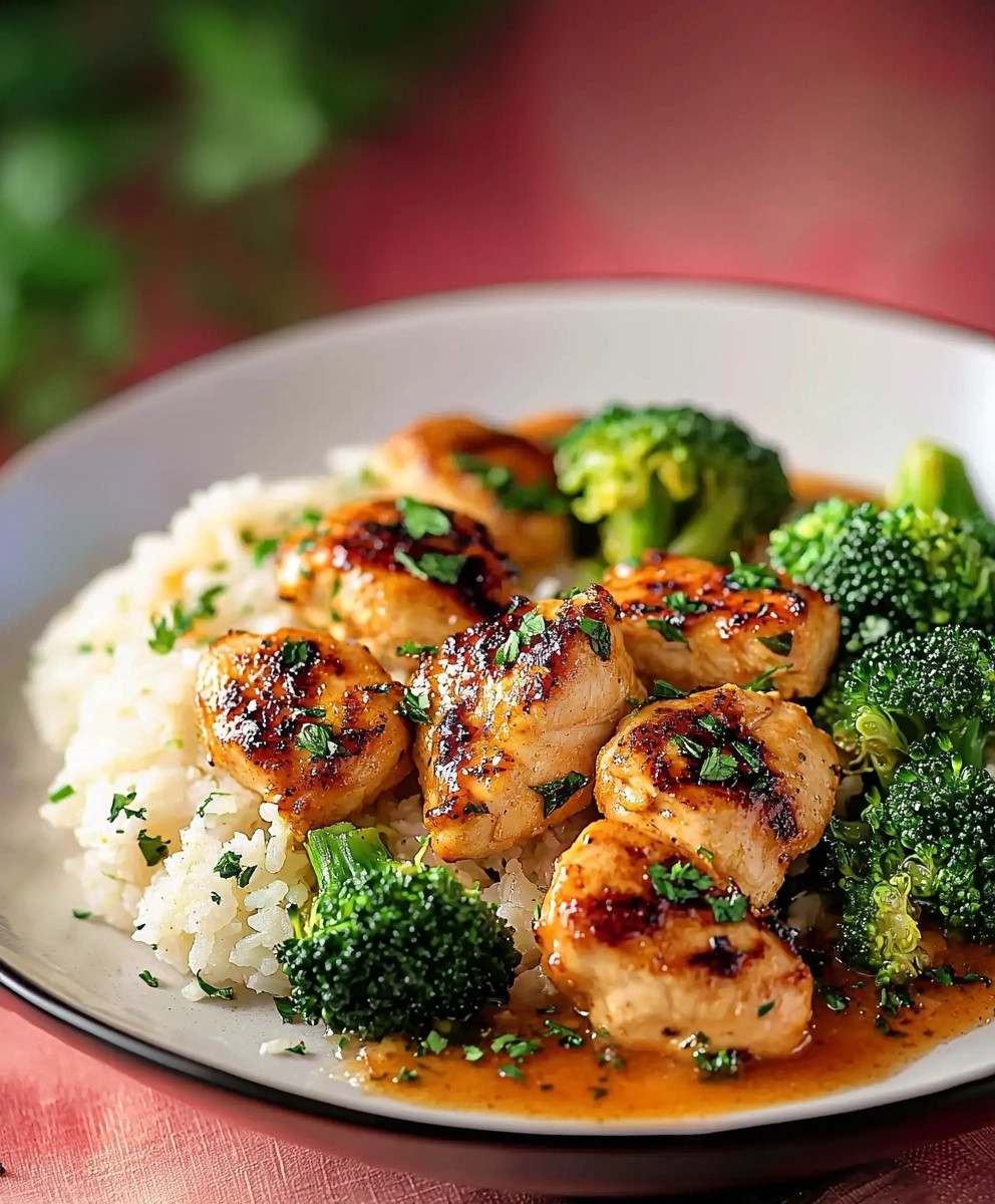 Poulet Brocoli Riz Nutritif