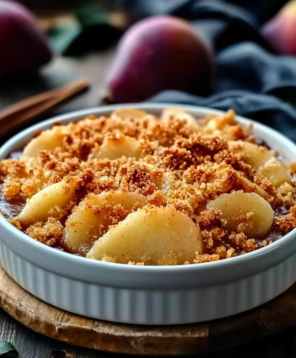 Crumble aux poires