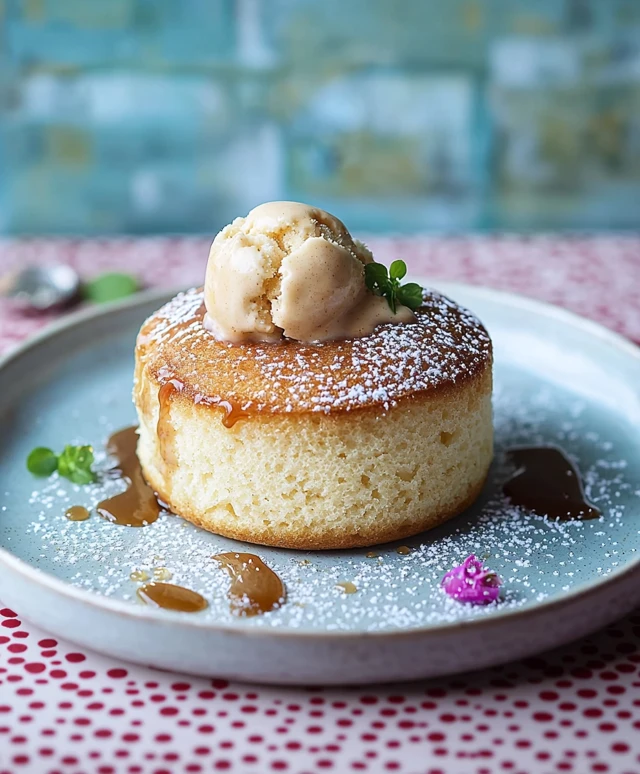 Soufflé au caramel banane