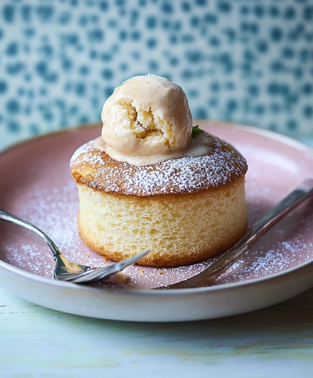 Soufflé au caramel banane