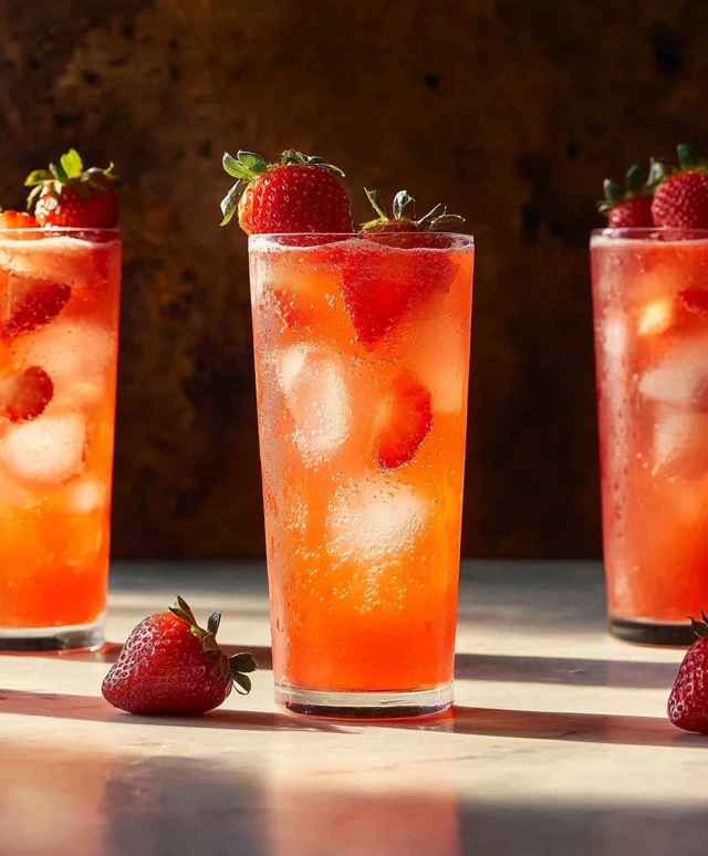 Soda à la fraise maison