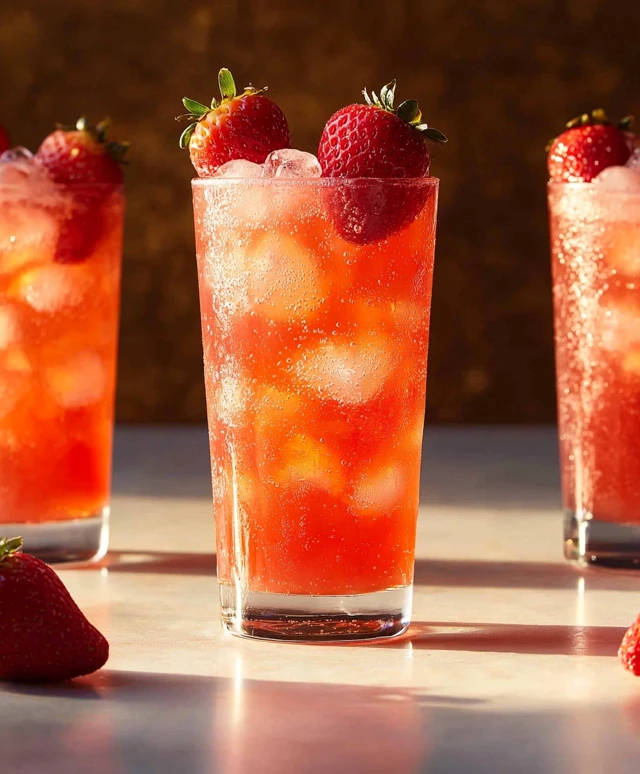 Soda à la fraise maison