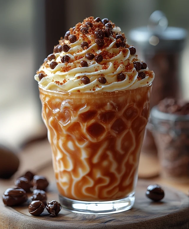 Crème caramel glacée