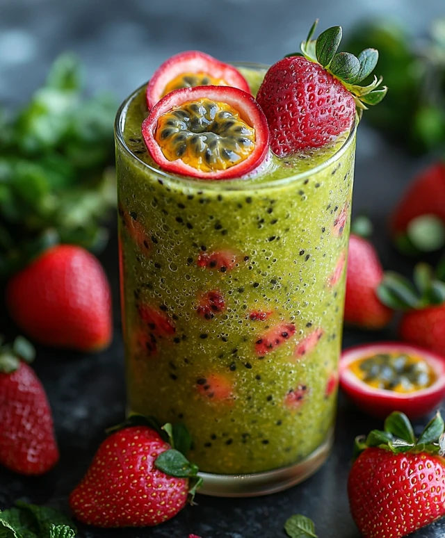 Smoothie vert anti-inflammatoire