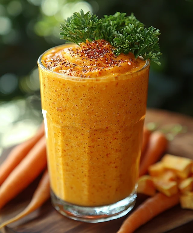 Smoothie carottes santé