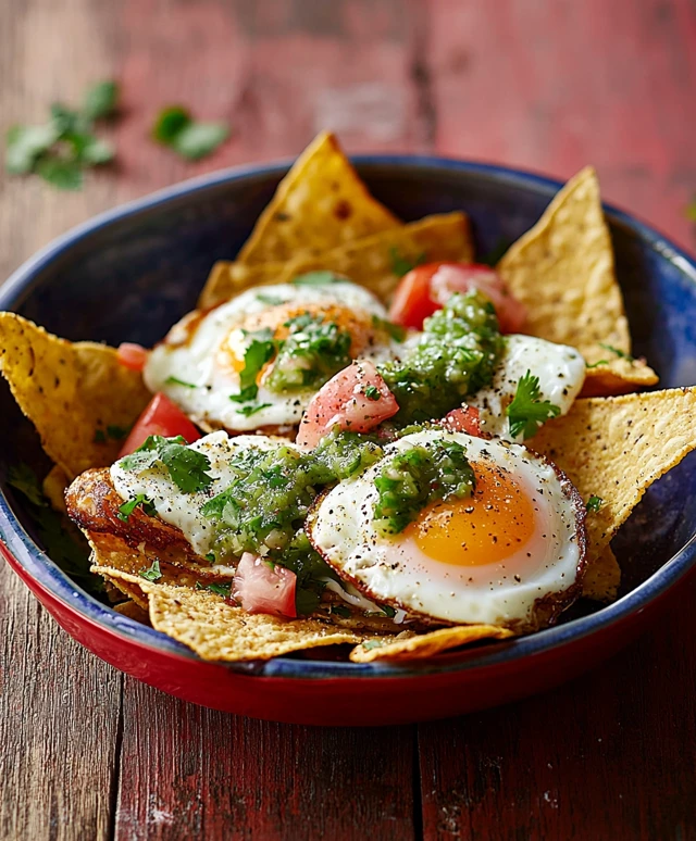 ufs au plat salsa verte