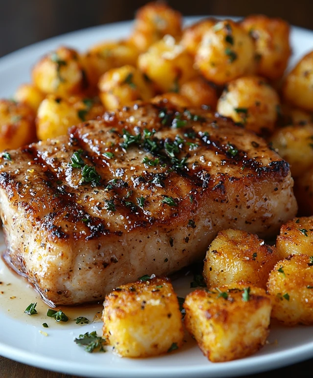 Côtelettes de porc au citron