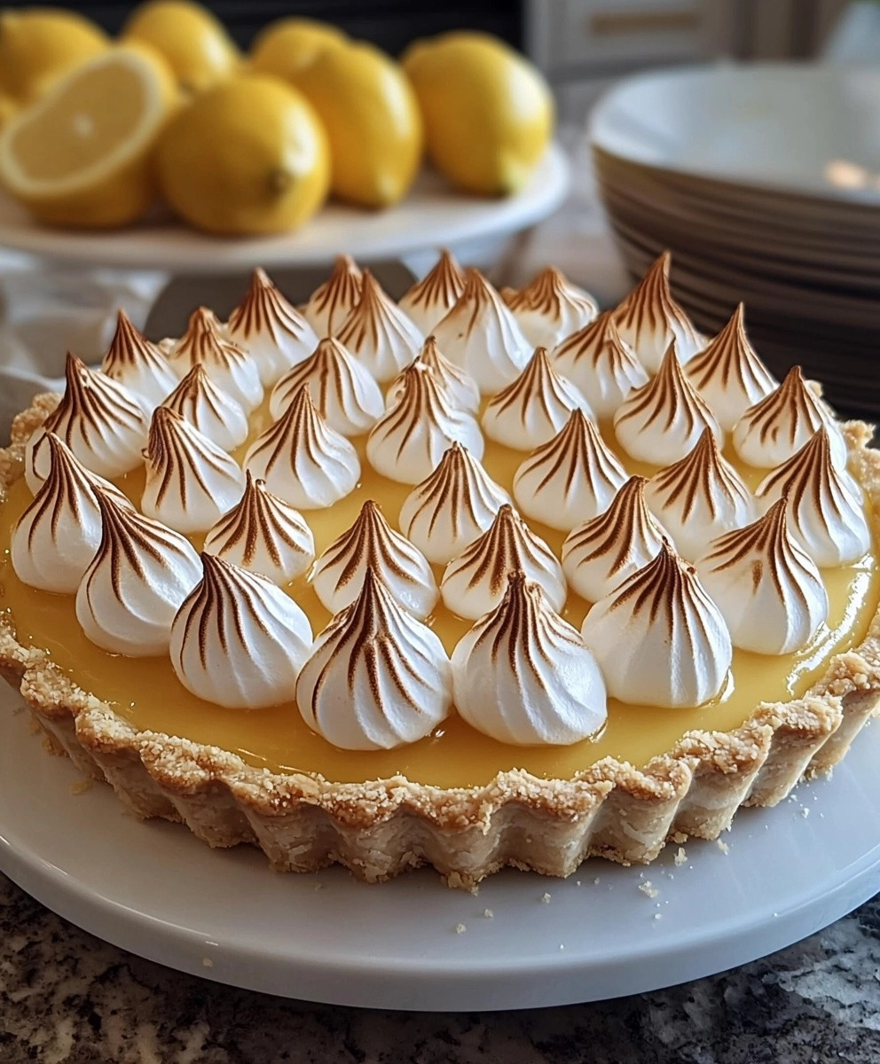 Tarte au citron meringuée