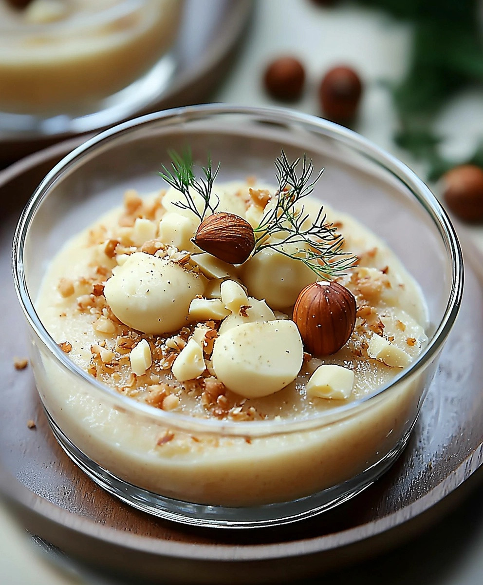 Emulsion de châtaignes et parmesan