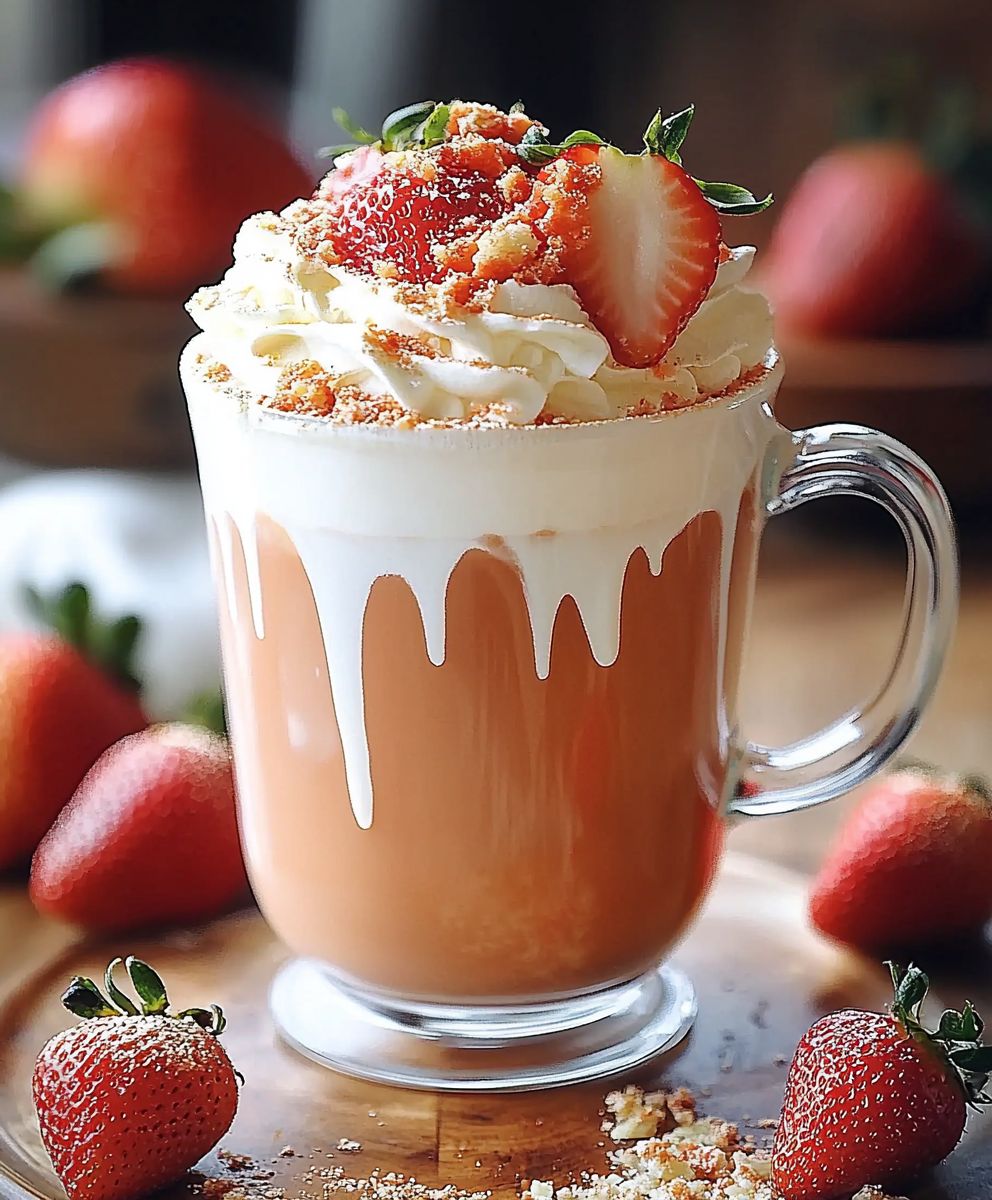 Latte shortcake aux fraises