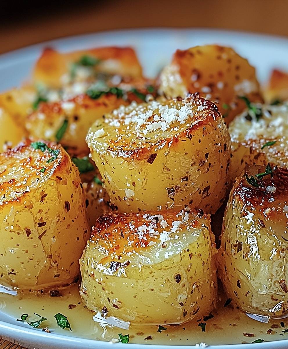 Pommes de terre ail parmesan