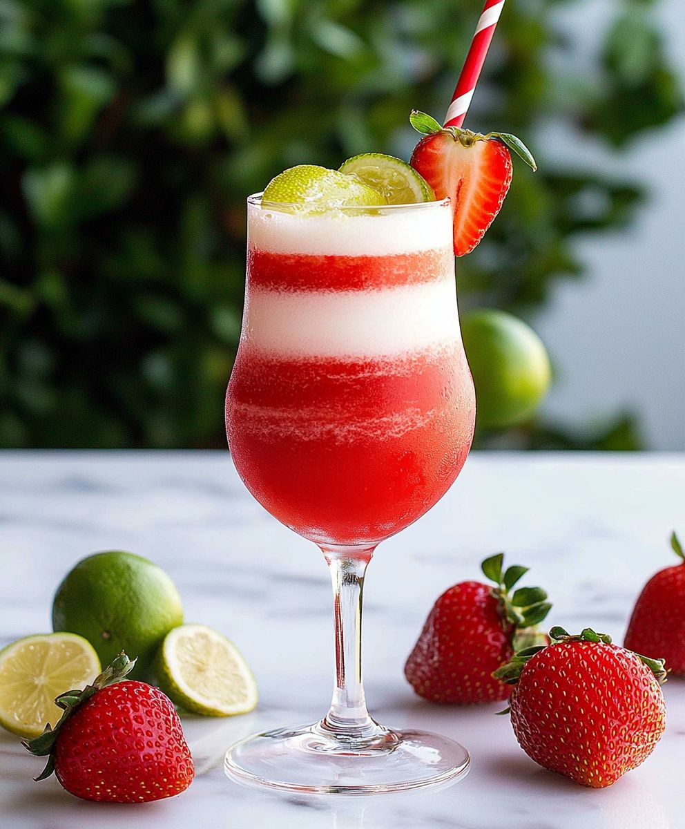 Daiquiri fraises tropicales