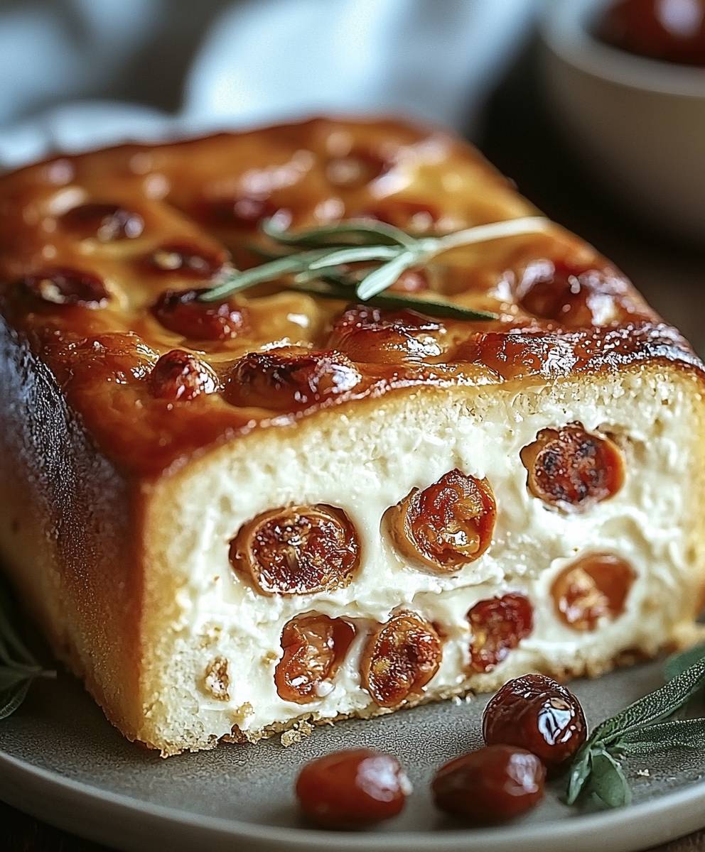 Cake au chorizo chevre