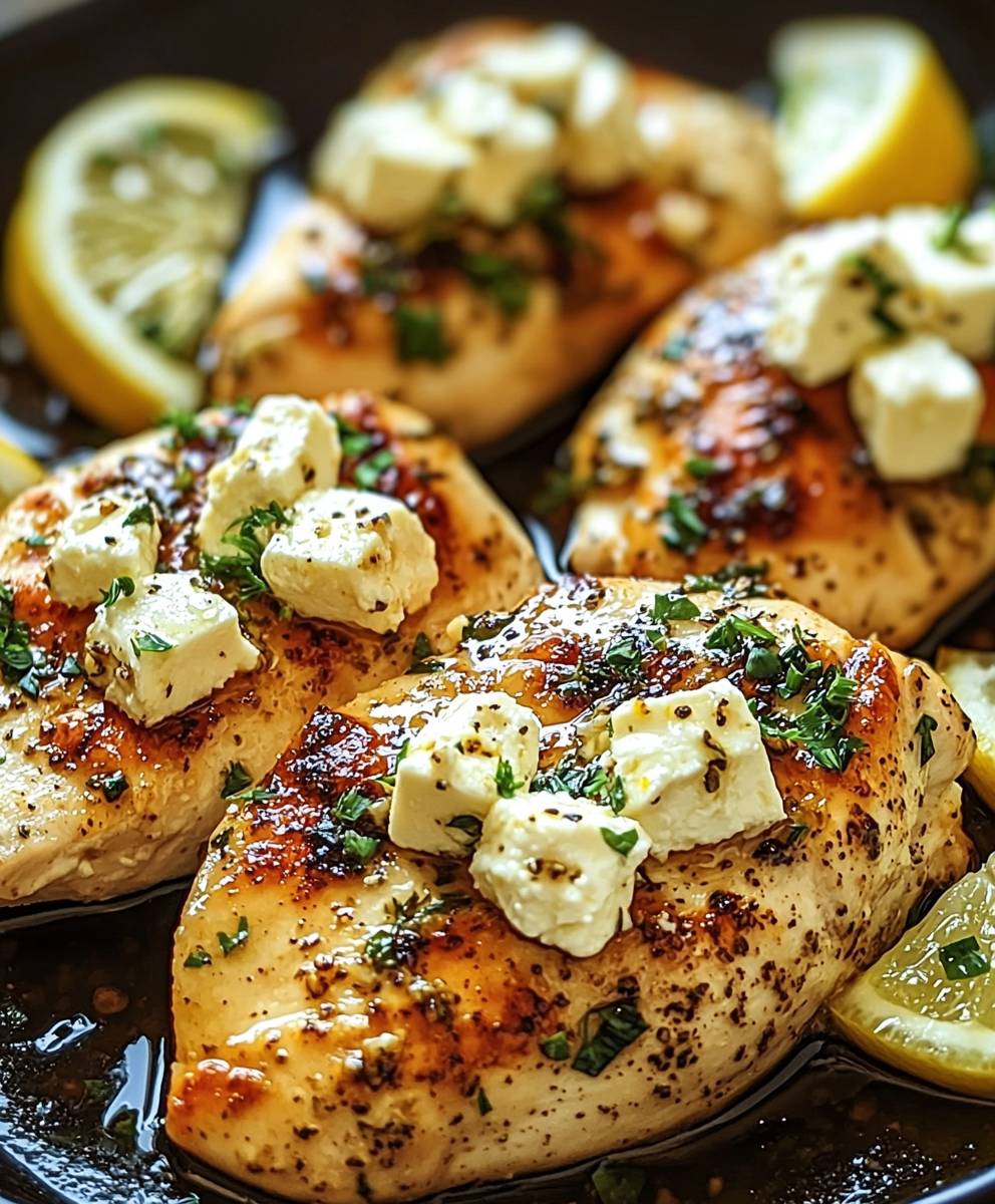 Poulet Grec Citron Feta
