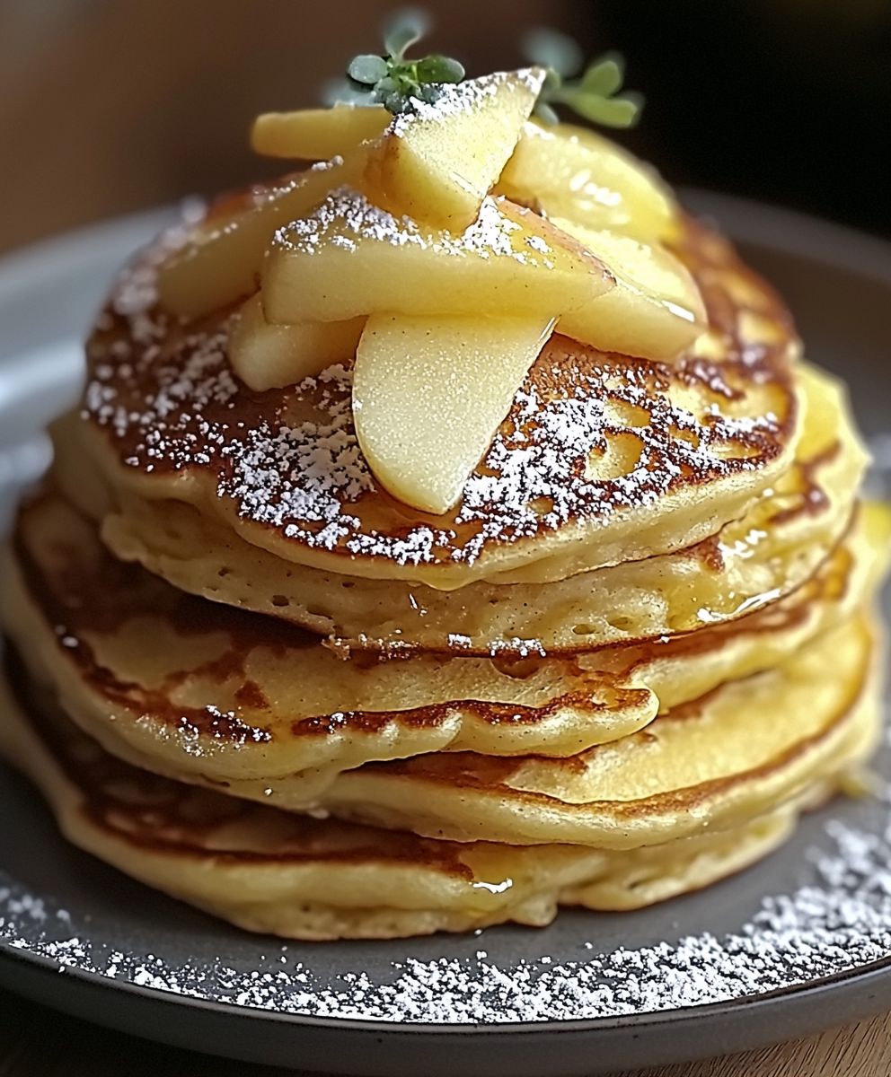 Pancakes rapides pomme râpée