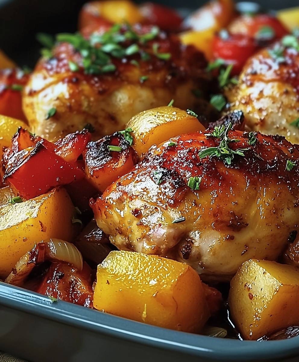 Poulet Basquaise facile