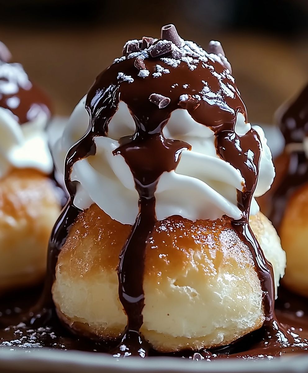 Profiteroles sauce chocolat