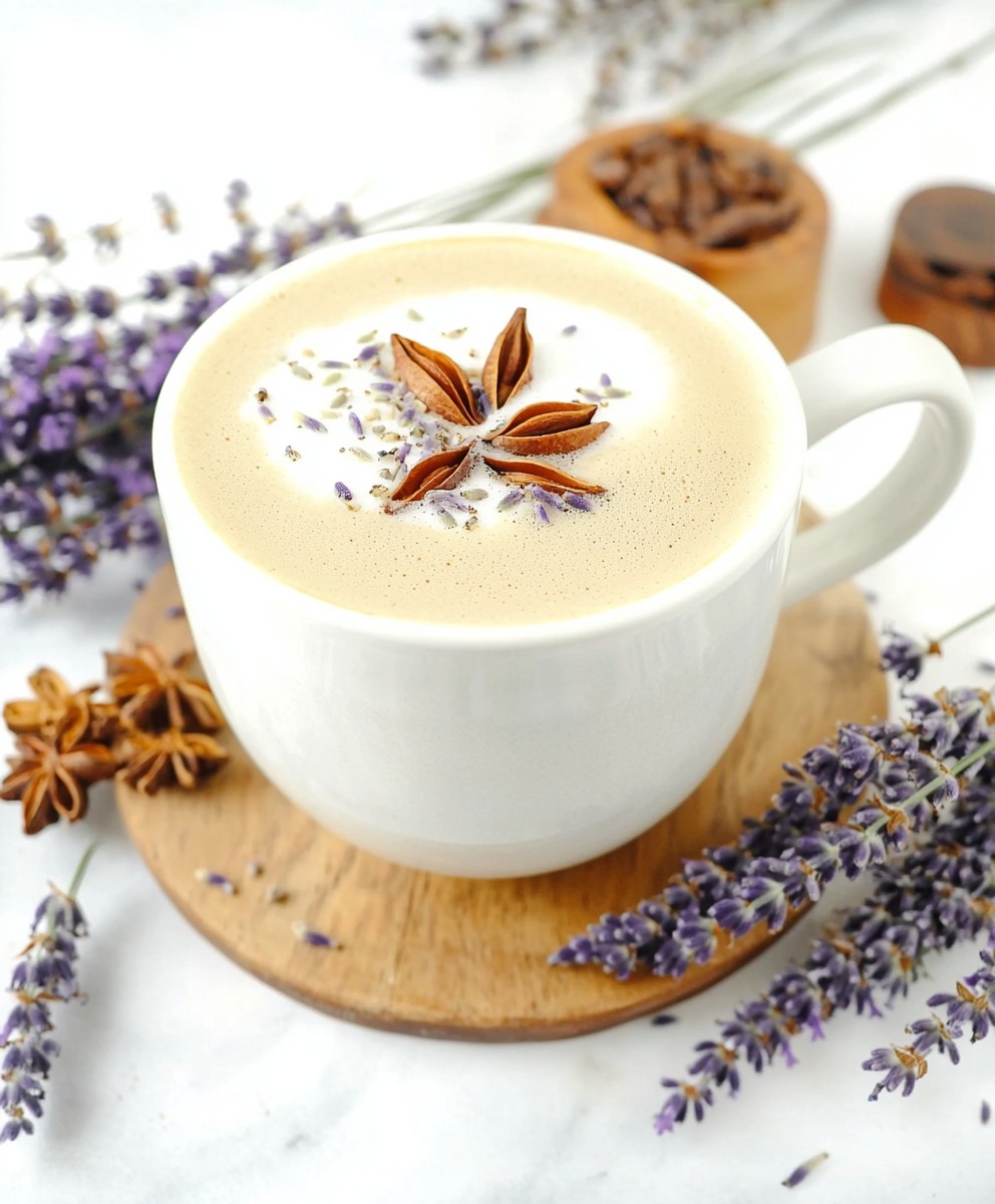Thé Chai Latte Lavande