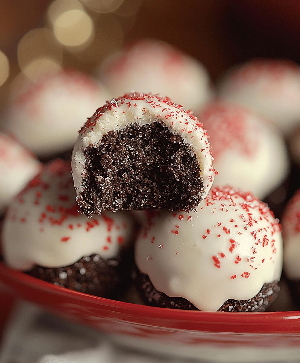 Boules Oreo menthe poivrée