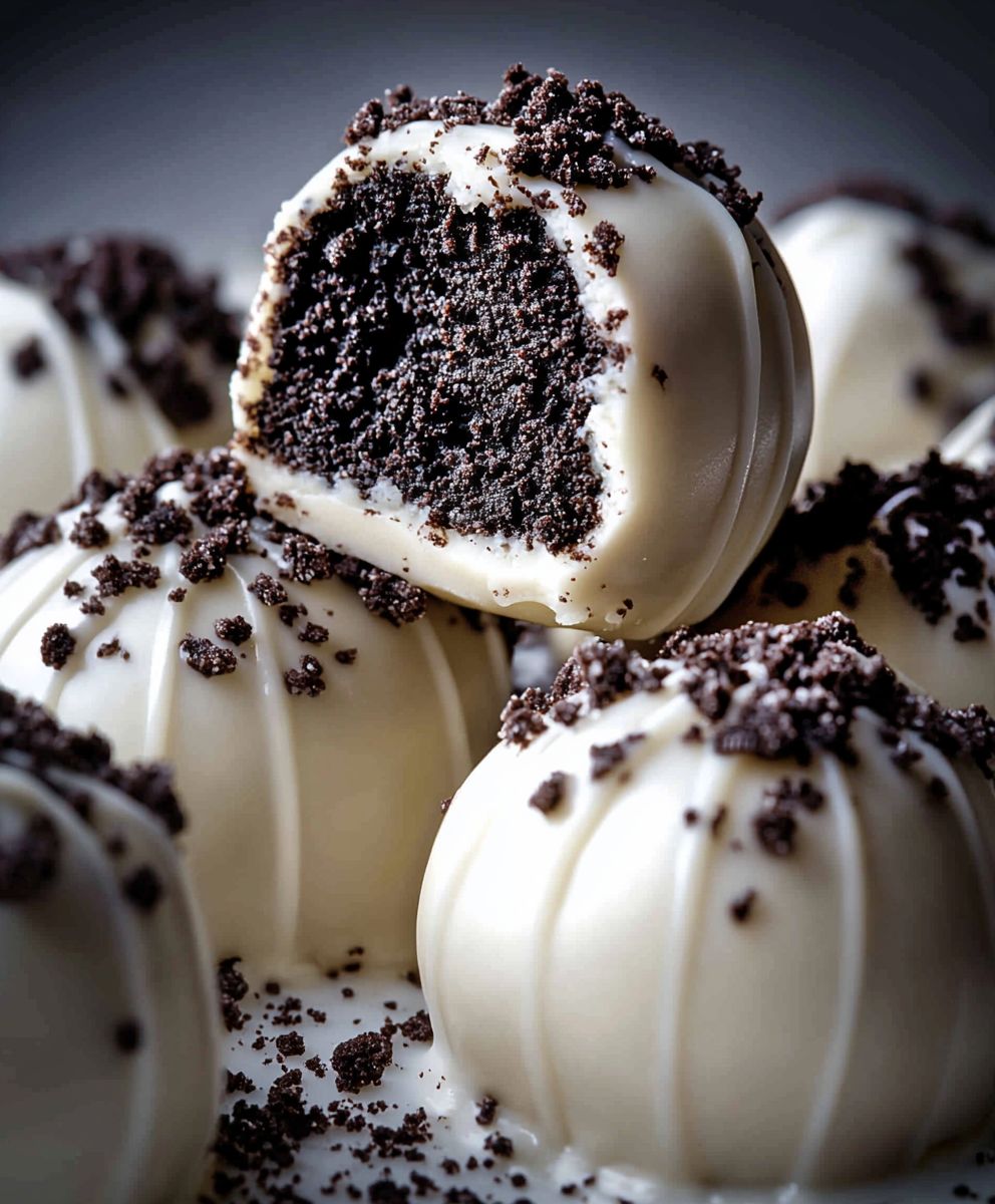 Boules de gâteau Oreo