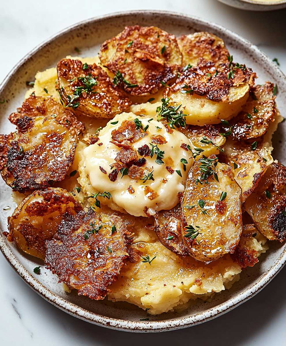 Pommes de terre écrasées