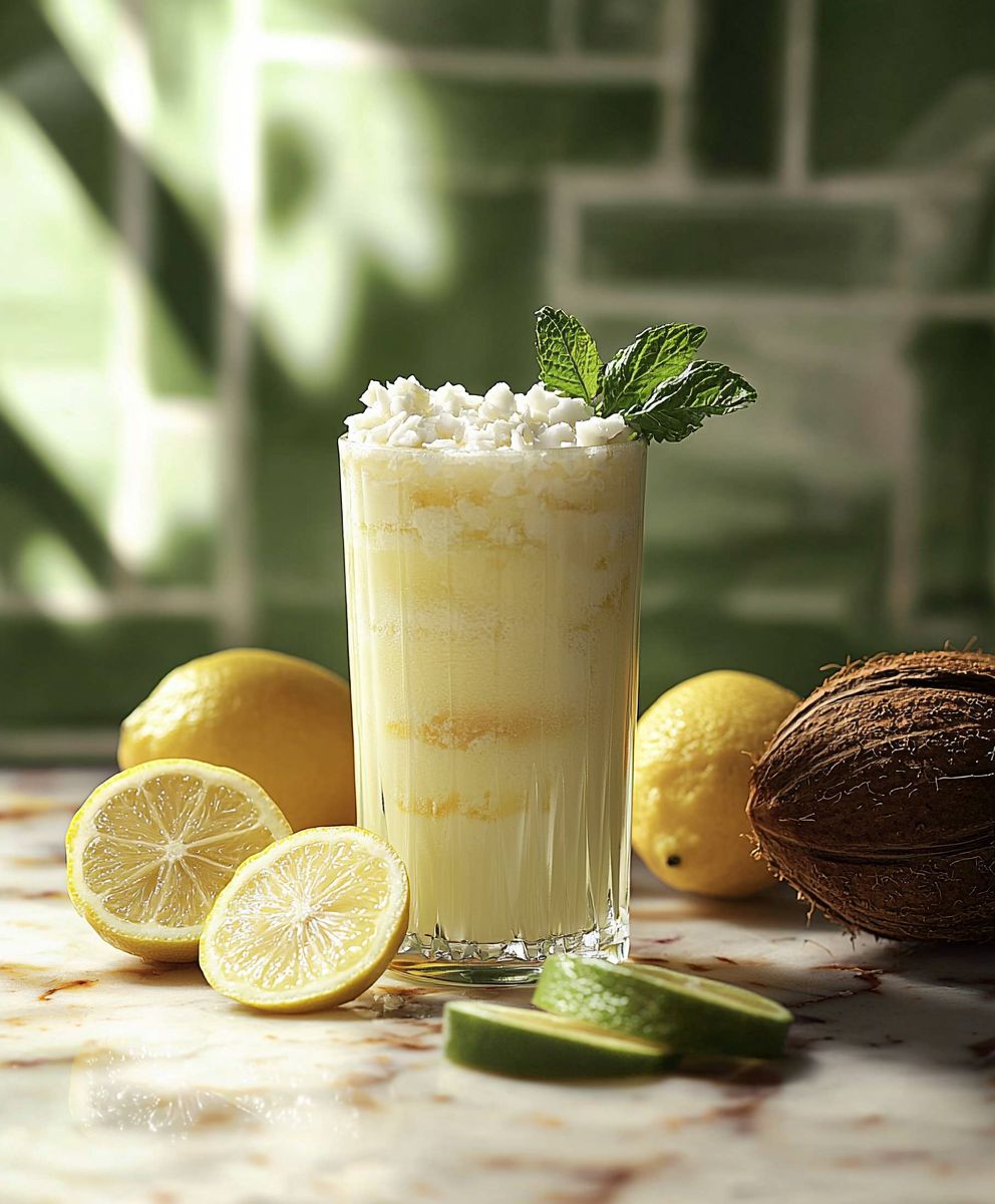 Limonade brésilienne lait coco
