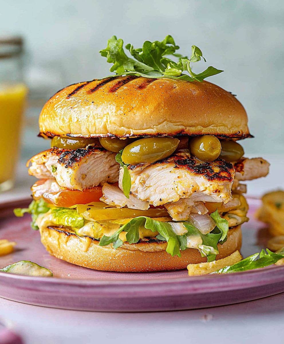 Poulet grillé pepperoncini