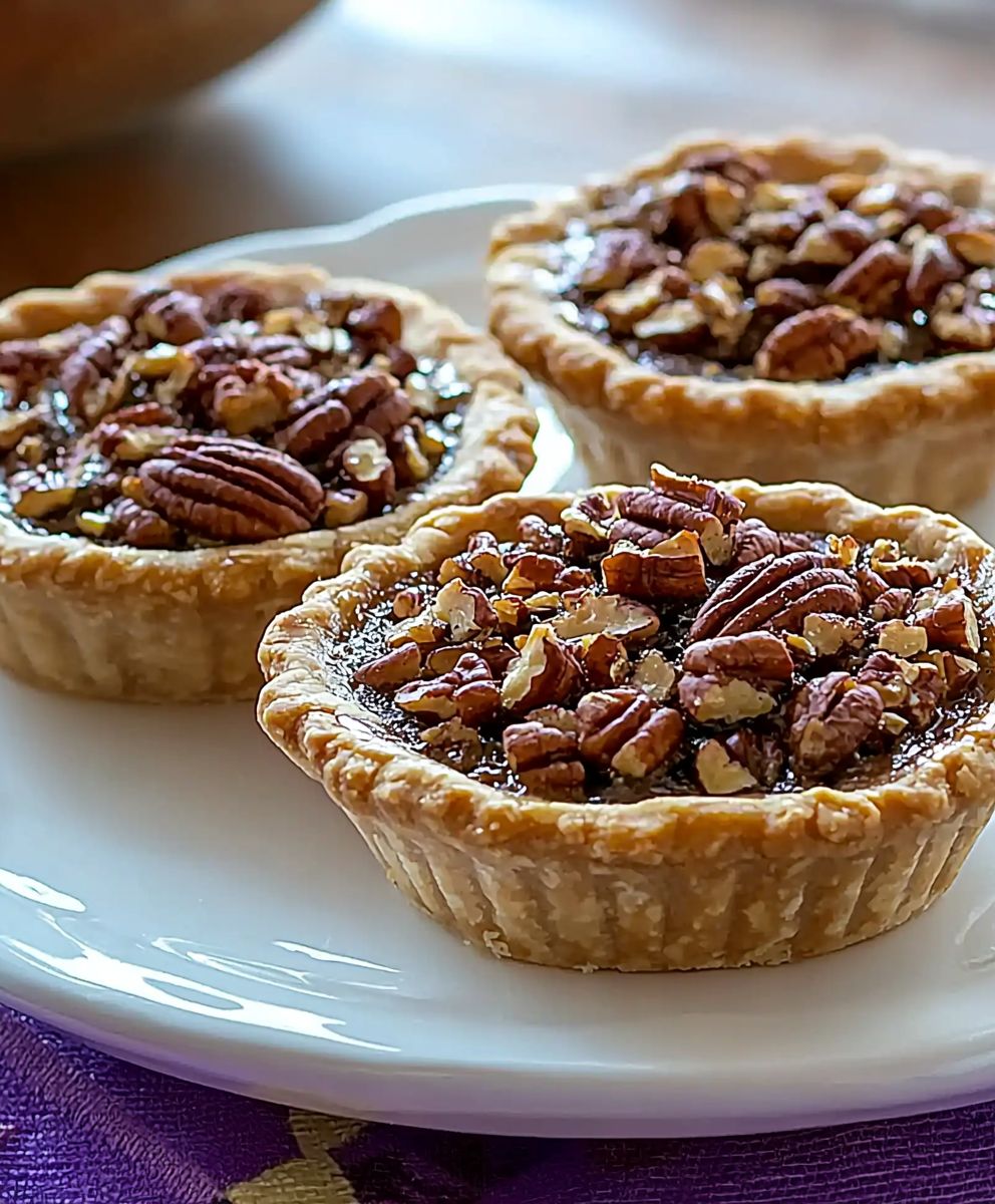 Mini tartes aux pacanes