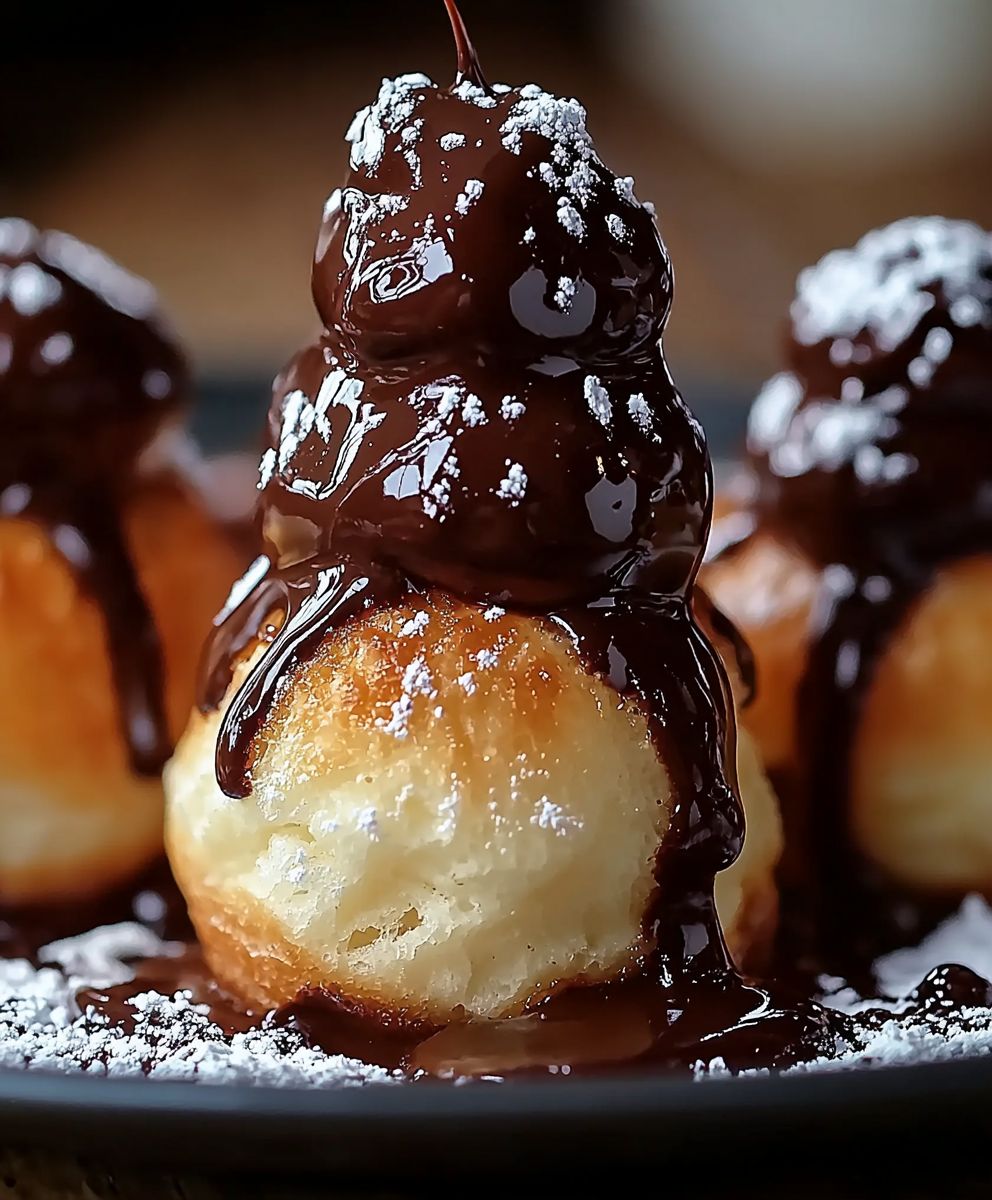 Profiteroles sauce chocolat