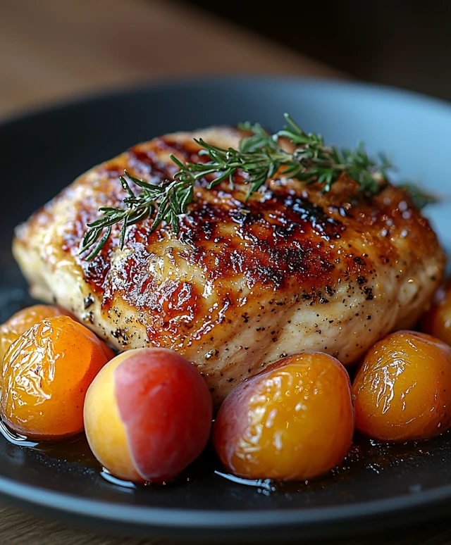 Poulet aux abricots