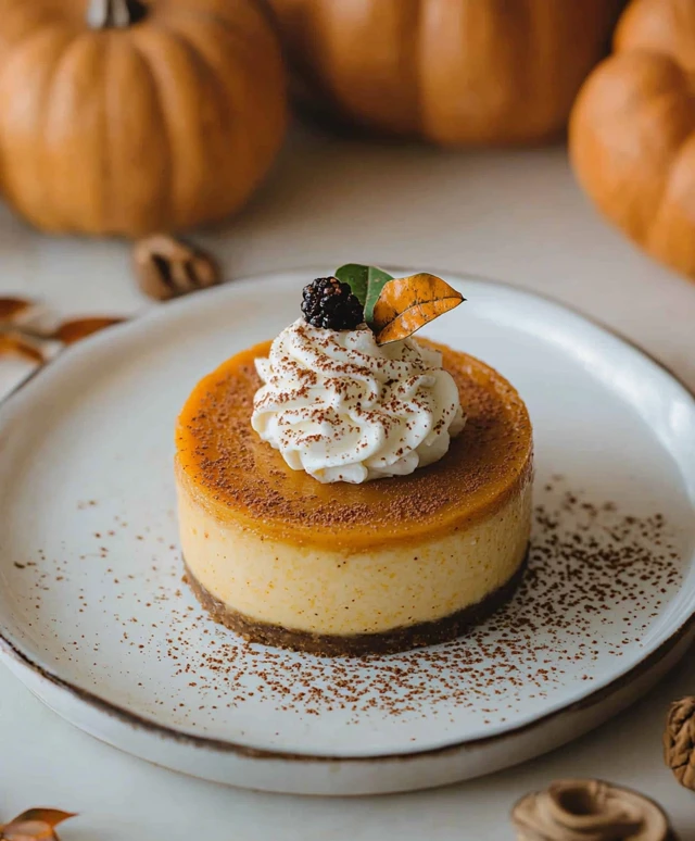 Gâteaux au fromage Hojicha citrouille