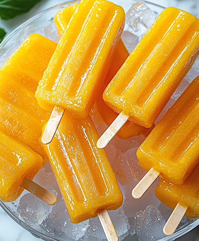 Glace à la mangue