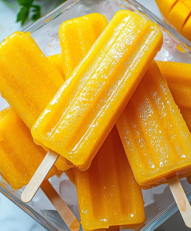 Glace à la mangue